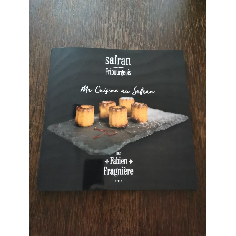 Livre de recette "Ma cuisine au safran" par Fabien Fragnière