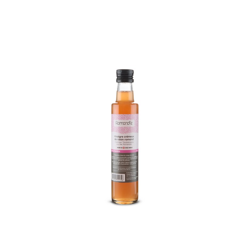 Vinaigre crémeux de raisins romands 25cl